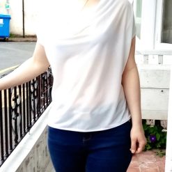 Elegant and Pretty Women Ivory Top 4