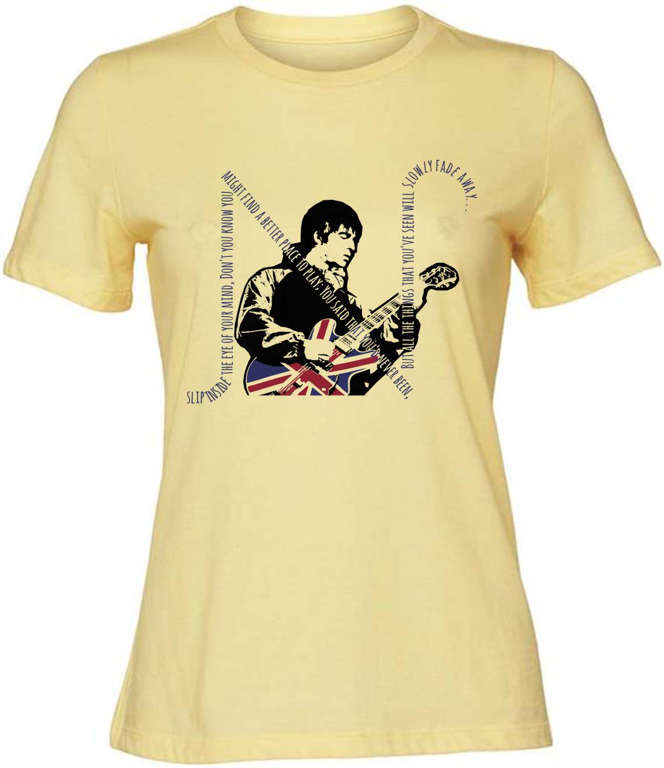 Noel Gallagher Oasis Lyric GreaTs T-shirt Noel Gallagher Oasis Lyric GreaTs T-shirt