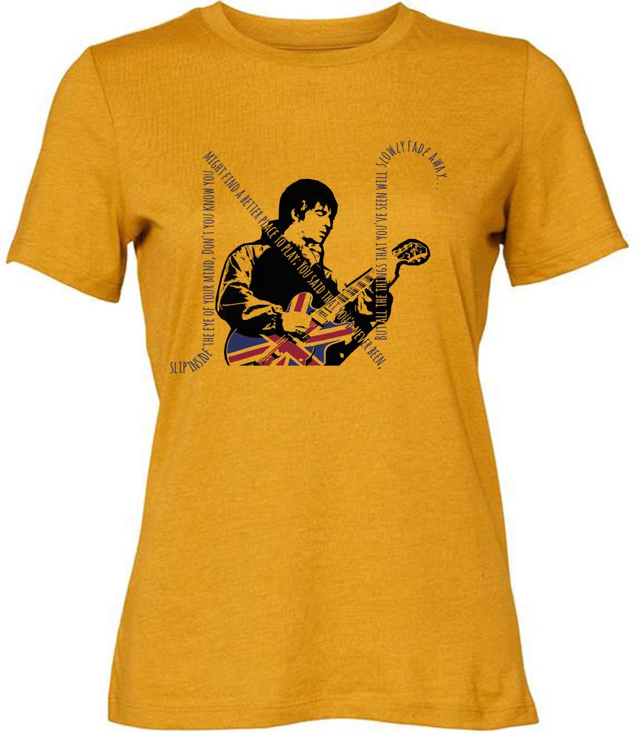 Noel Gallagher Oasis Lyric GreaTs T-shirt Noel Gallagher Oasis Lyric GreaTs T-shirt