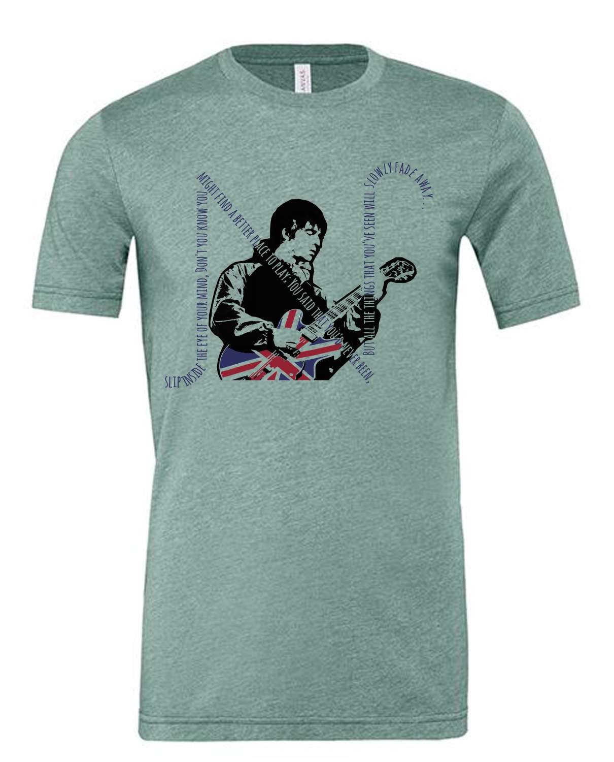 Noel Gallagher Oasis Lyric GreaTs T-shirt Noel Gallagher Oasis Lyric GreaTs T-shirt