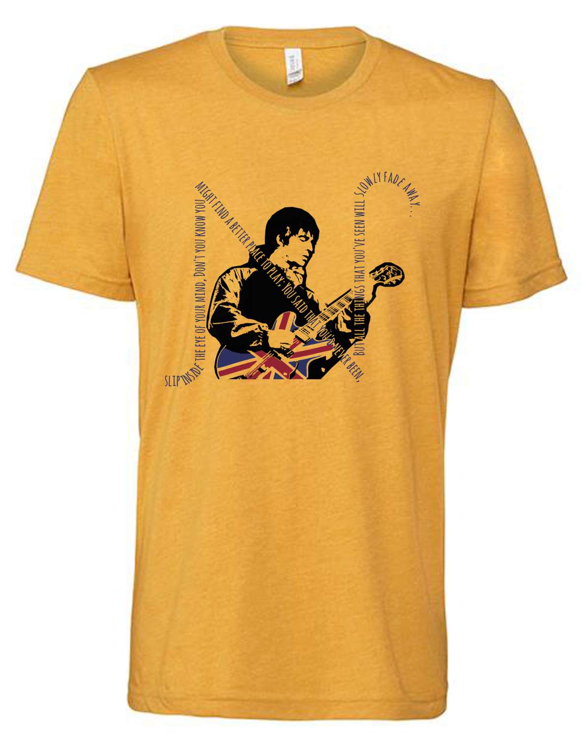 Noel Gallagher Oasis Lyric GreaTs T-shirt Noel Gallagher Oasis Lyric GreaTs T-shirt