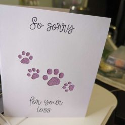 Dog sympathy card