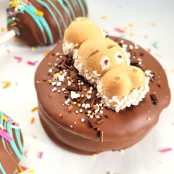 Vanilla Marshmallow & Stroopwafel Pie - Hazelnut/White Choc & Happy Hippo