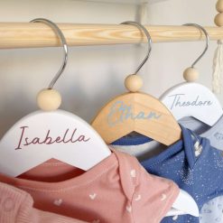 Personalised Baby Coat Hangers, Baby & Children's Clothes Hanger, Personalised Wooden Hanger, Baby Gift, Keepsake Gift, Baby Shower, Nursery Shelves 10 Personalised Baby Coat Hangers, Baby & Children's Clothes Hanger, Personalised Wooden Hanger, Baby Gift, Keepsake Gift, Baby Shower, Nursery Shelves 10