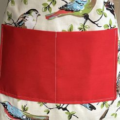 Handmade Fabric Waist Apron Birds Design