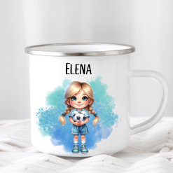 Football mug personalised for kids, Enamel cup for boy girl, Football gift for boys, for girls, Camping mug enamel, UK shop, Free delivery (Copy) 4 Football mug personalised for kids, Enamel cup for boy girl, Football gift for boys, for girls, Camping mug enamel, UK shop, Free delivery (Copy) 4