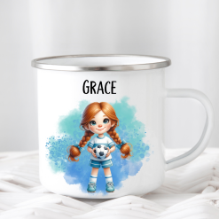 Football mug personalised for kids, Enamel cup for boy girl, Football gift for boys, for girls, Camping mug enamel, UK shop, Free delivery (Copy) 6 Football mug personalised for kids, Enamel cup for boy girl, Football gift for boys, for girls, Camping mug enamel, UK shop, Free delivery (Copy) 6