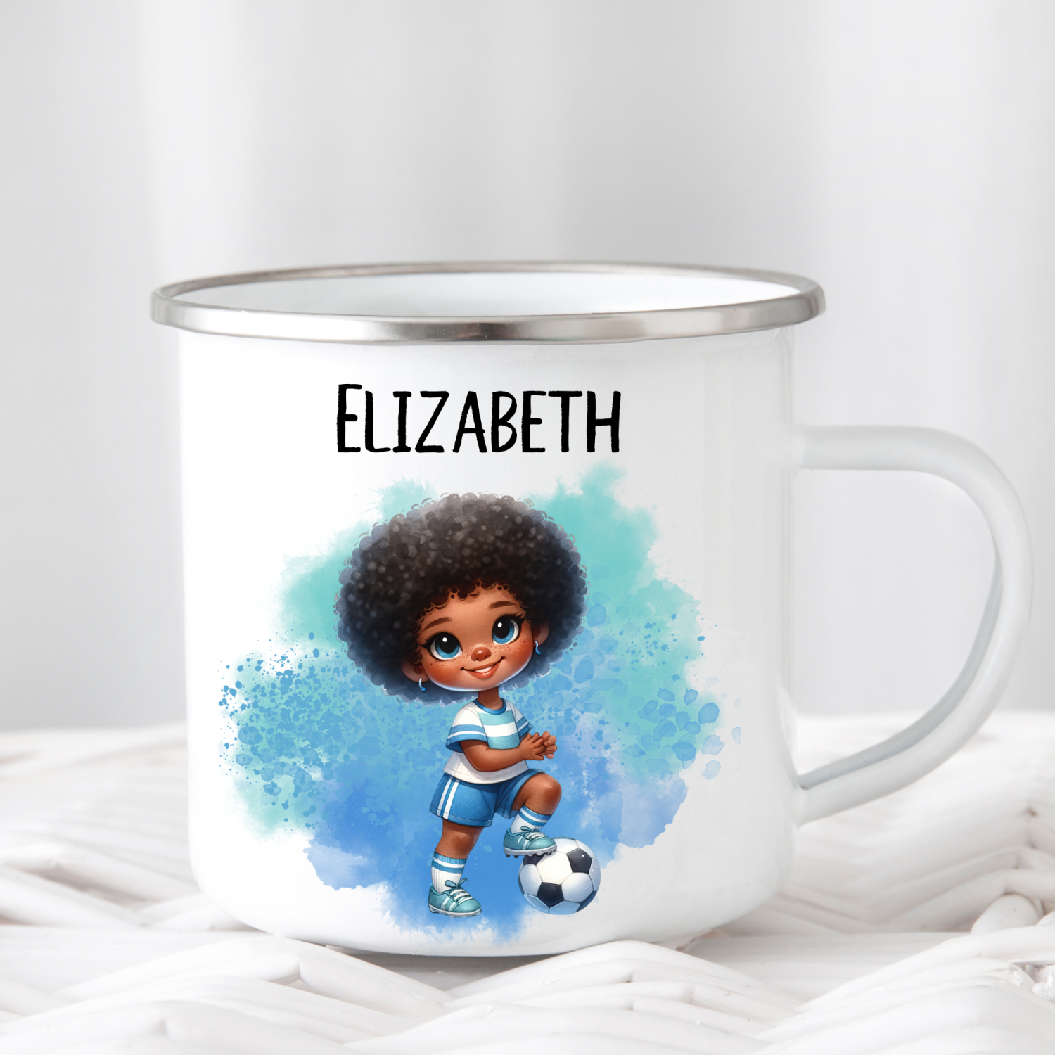 Football mug personalised for kids, Enamel cup for boy girl, Football gift for boys, for girls, Camping mug enamel, UK shop, Free delivery (Copy) Football mug personalised for kids, Enamel cup for boy girl, Football gift for boys, for girls, Camping mug enamel, UK shop, Free delivery (Copy)