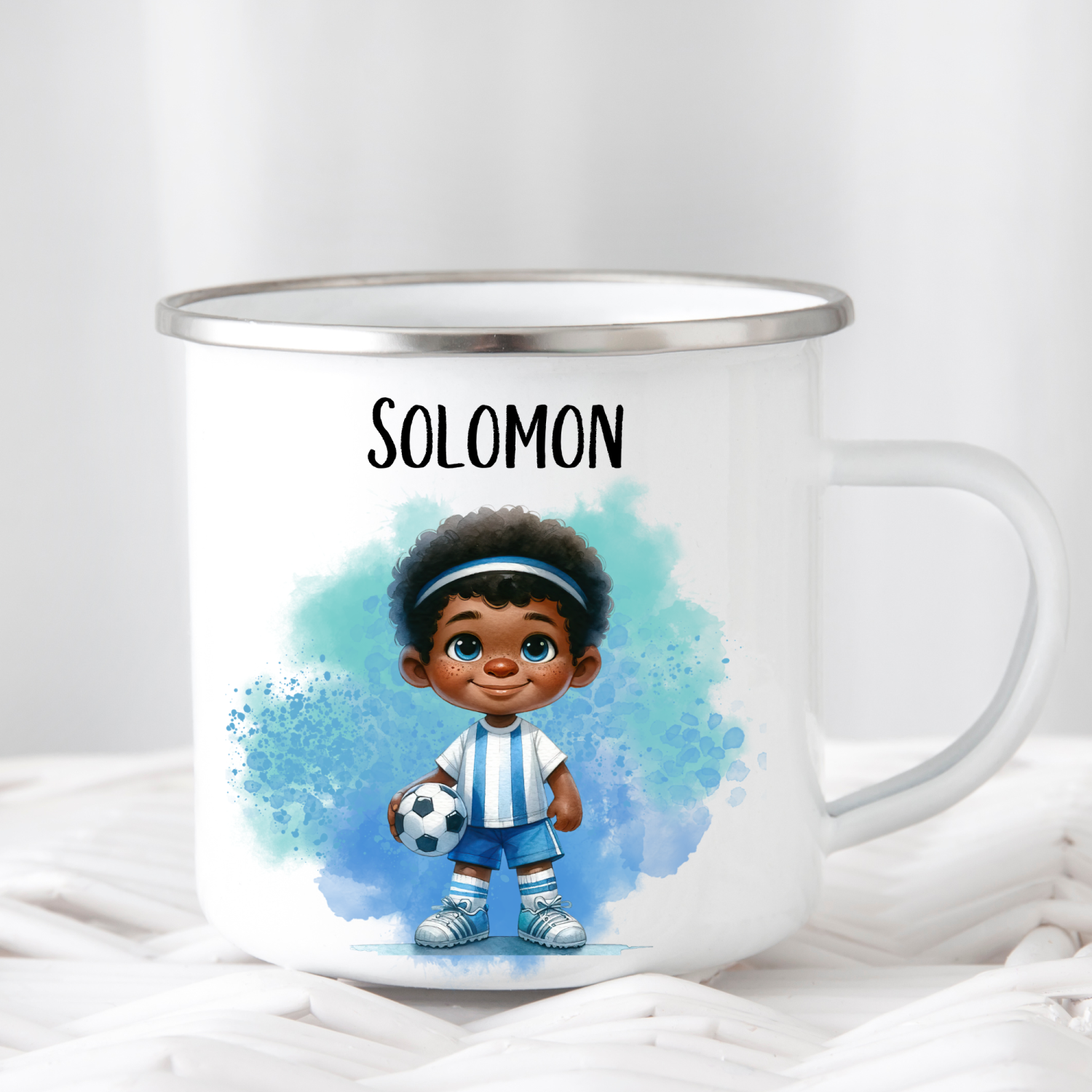 Football mug personalised for kids, Enamel cup for boy girl, Football gift for boys, for girls, Camping mug enamel, UK shop, Free delivery (Copy) Football mug personalised for kids, Enamel cup for boy girl, Football gift for boys, for girls, Camping mug enamel, UK shop, Free delivery (Copy)
