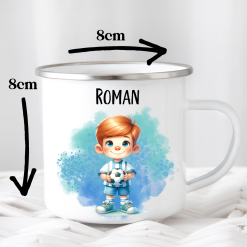 Football mug personalised for kids, Enamel cup for boy girl, Football gift for boys, for girls, Camping mug enamel, UK shop, Free delivery (Copy) 9 Football mug personalised for kids, Enamel cup for boy girl, Football gift for boys, for girls, Camping mug enamel, UK shop, Free delivery (Copy) 9