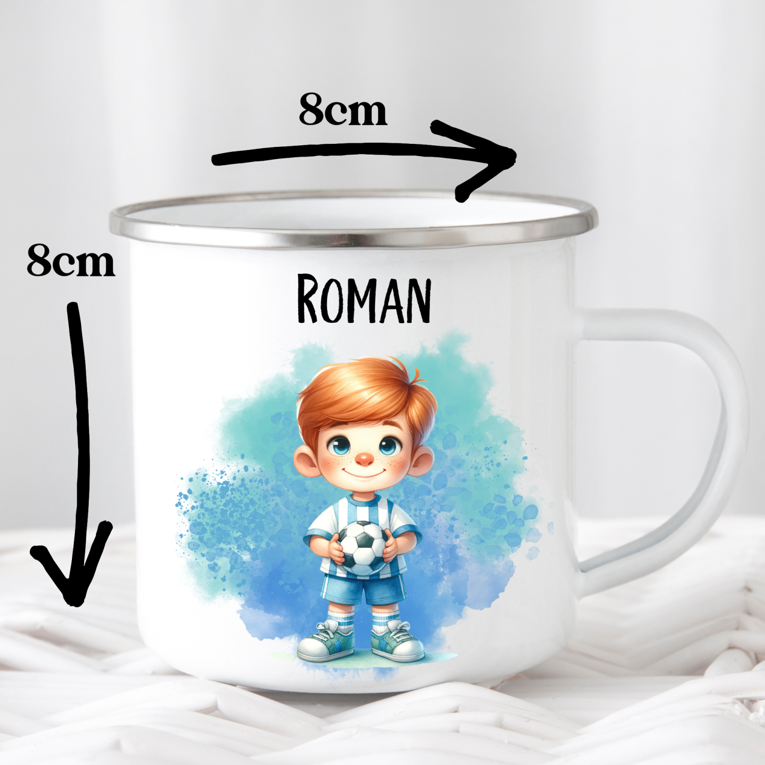 Football mug personalised for kids, Enamel cup for boy girl, Football gift for boys, for girls, Camping mug enamel, UK shop, Free delivery (Copy) Football mug personalised for kids, Enamel cup for boy girl, Football gift for boys, for girls, Camping mug enamel, UK shop, Free delivery (Copy)