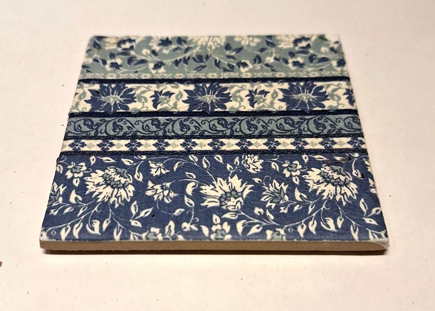 Coasters - Set of four blue vintage floral decoupage Coasters - Set of four blue vintage floral decoupage