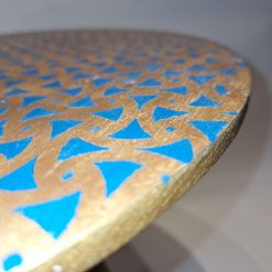 Furniture - Upcycled medium round Moroccan style table 2 Furniture - Upcycled medium round Moroccan style table 2