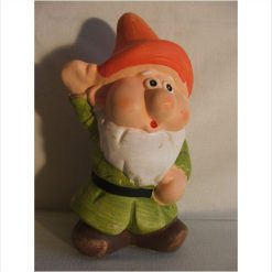 Latex mould / mold for a Friendly Gnome Waving.