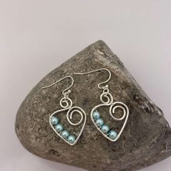 Pearl Heart Birth Month Earrings 3 Pearl Heart Birth Month Earrings 3