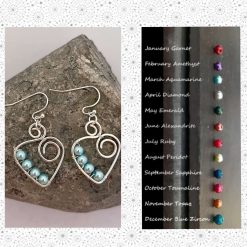 Pearl Heart Birth Month Earrings