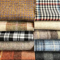 Tweed dog neckers bandanas - various sizes and material colours 6 Tweed dog neckers bandanas - various sizes and material colours 6