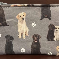 Labrador dog fabric make up purse (contents not included) 2