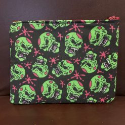 Zombie fabric make up purse (contents not included) 2 Zombie fabric make up purse (contents not included) 2