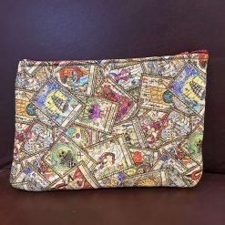 Tarot card fabric make up purse (contents not included) 2
