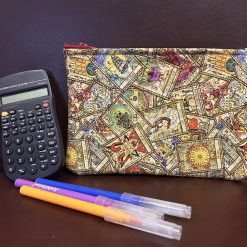 Tarot card fabric make up purse (contents not included) 1