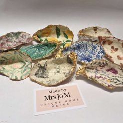 Jewellery storage - Decoupage oyster shell dishes