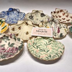 Jewellery storage - Decoupage scallop shell dishes