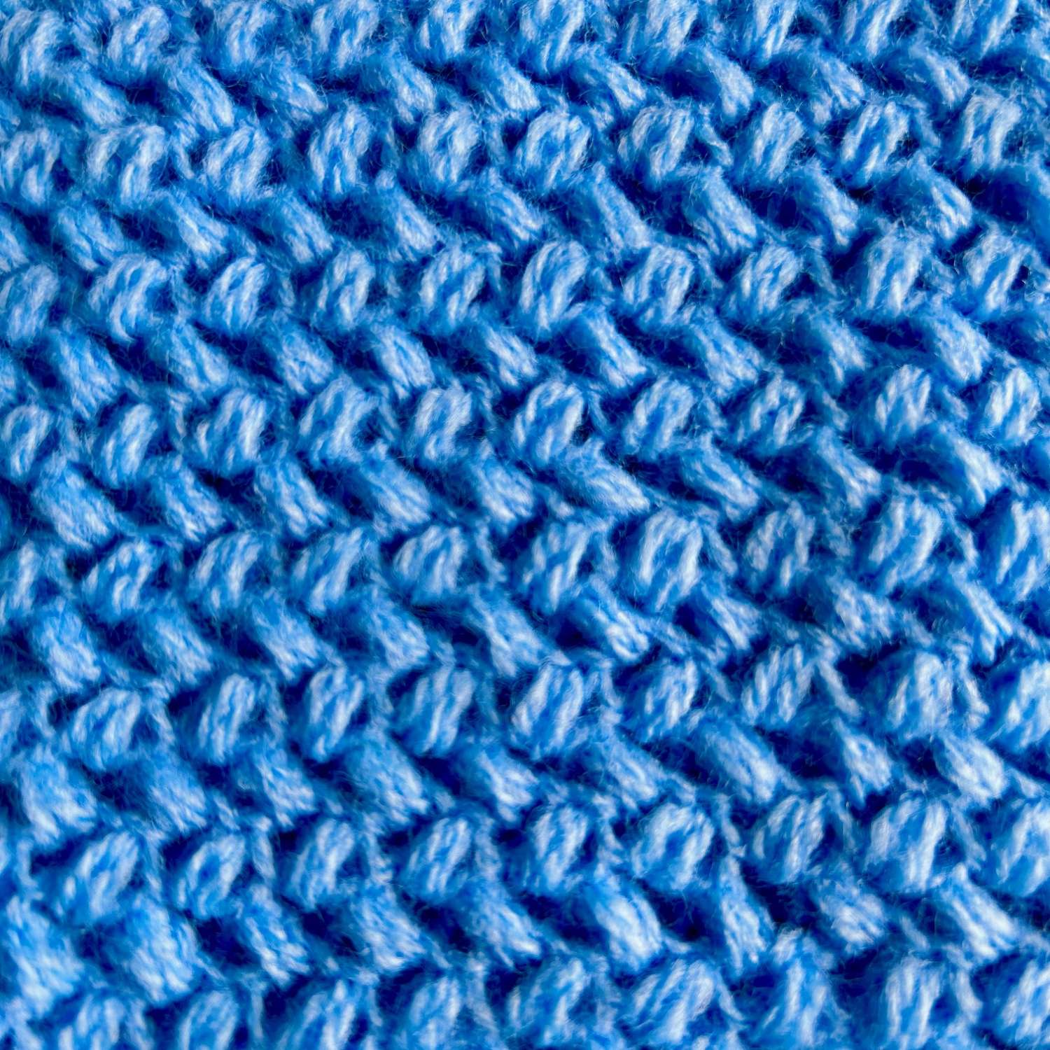 Scarf - Crochet Pale Blue Weave Scarf - Crochet Pale Blue Weave