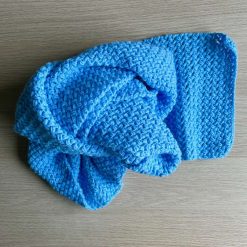 Scarf - Crochet Pale Blue Weave 2 Scarf - Crochet Pale Blue Weave 2