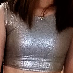 Backless Metallic Silver or Gold Crop Top 7 Backless Metallic Silver or Gold Crop Top 7