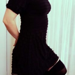 Gorgeously Girly Dress by frilly ruffle fabric sexy and tempting