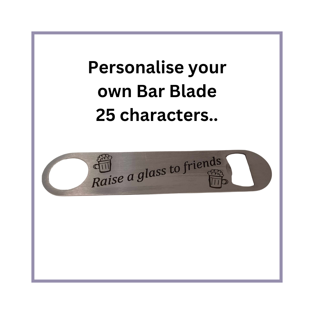 Personalised Beer Bottle Blades Create individual bottle openers for