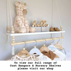 Personalised Baby Coat Hangers, Baby & Children's Clothes Hanger, Personalised Wooden Hanger, Baby Gift, Keepsake Gift, Baby Shower, Nursery Shelves 10 Personalised Baby Coat Hangers, Baby & Children's Clothes Hanger, Personalised Wooden Hanger, Baby Gift, Keepsake Gift, Baby Shower, Nursery Shelves 10