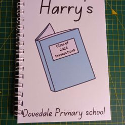 A5 Ring bound leavers book