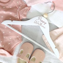Personalised Baby Coat Hangers, Baby & Children's Clothes Hanger, Personalised Wooden Hanger, Baby Gift, Keepsake Gift, Baby Shower, Nursery Shelves 2 Personalised Baby Coat Hangers, Baby & Children's Clothes Hanger, Personalised Wooden Hanger, Baby Gift, Keepsake Gift, Baby Shower, Nursery Shelves 2