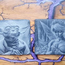 Yoda High Quality Decorative Slate Engraving