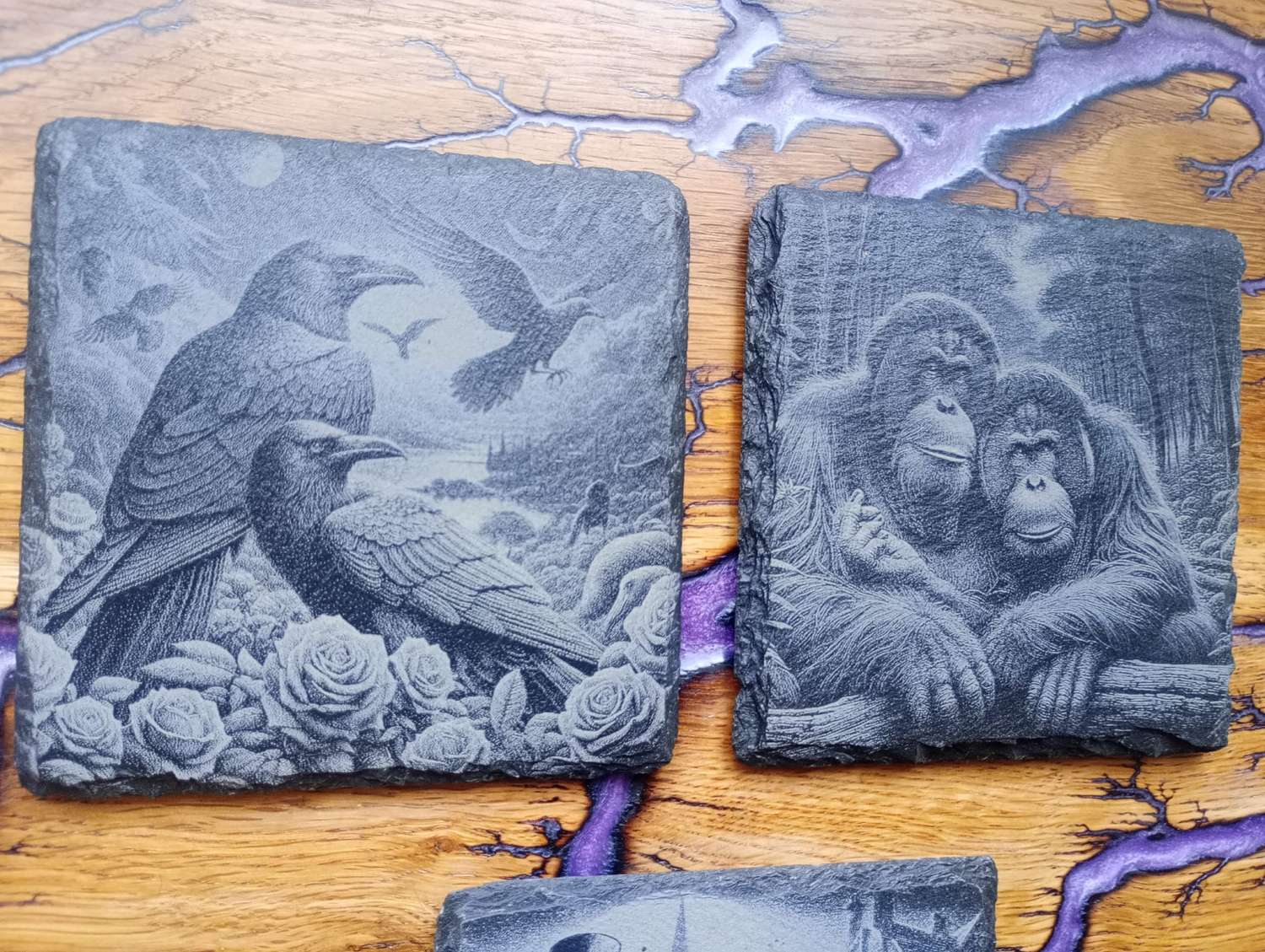 Orangutan High Quality Engraved Decorative Slate Orangutan High Quality Engraved Decorative Slate