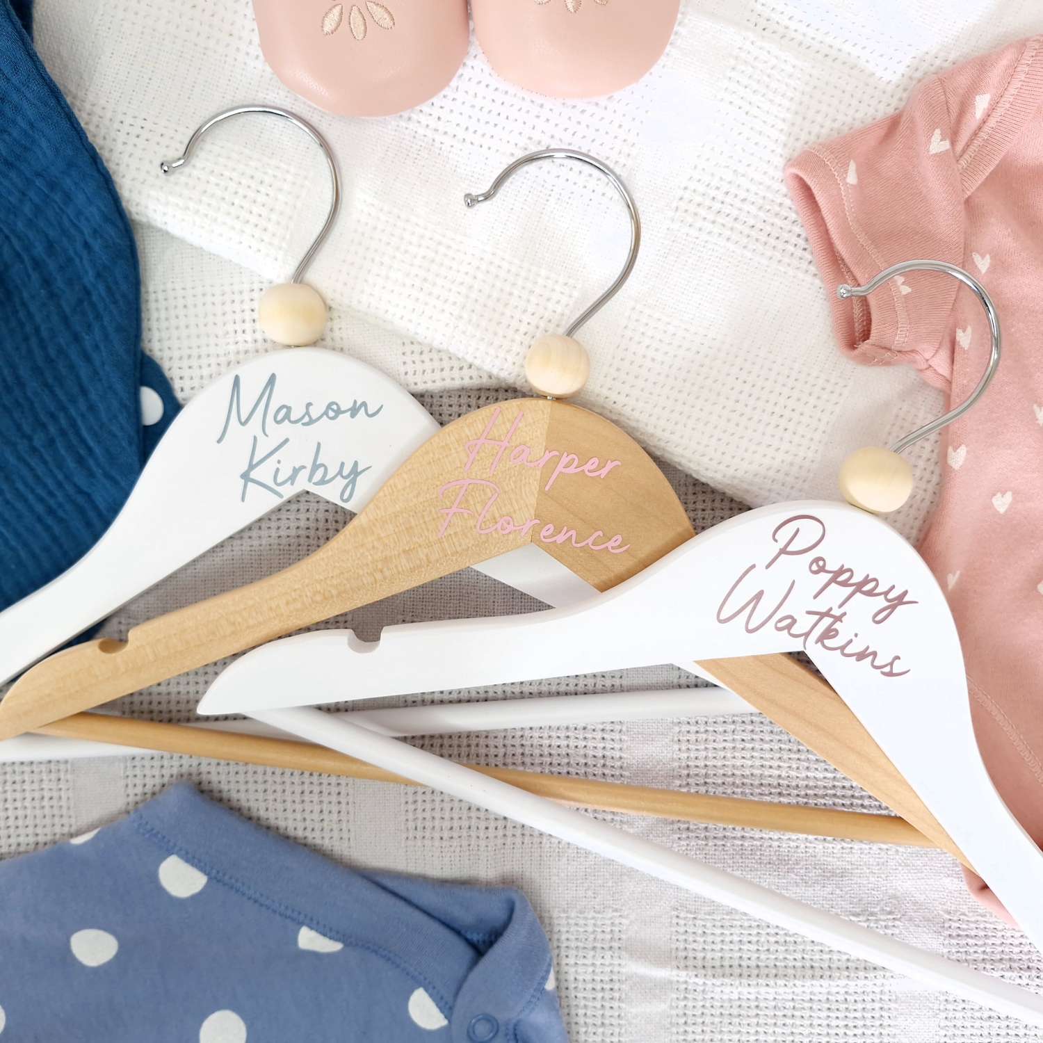 Personalised Baby Coat Hangers, Baby & Children's Clothes Hanger, Personalised Wooden Hanger, Baby Gift, Keepsake Gift, Baby Shower, Nursery Shelves Personalised Baby Coat Hangers, Baby & Children's Clothes Hanger, Personalised Wooden Hanger, Baby Gift, Keepsake Gift, Baby Shower, Nursery Shelves
