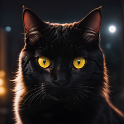 Black Cat - digital art