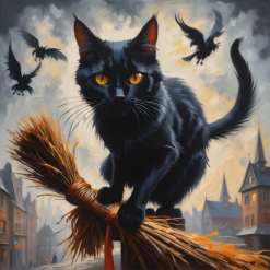 Cats on Broomsticks 4