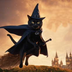 Cats on Broomsticks 2