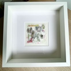 Handmade Floral Framed Collage 3