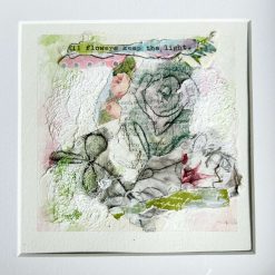 Handmade Floral Framed Collage 2 2
