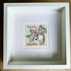 Handmade Floral Framed Collage 1