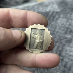 Brass Nuka Cola Bottle cap (33mm dia) 3