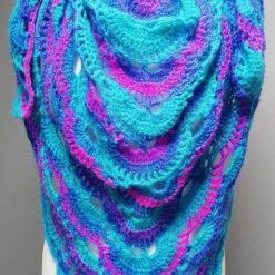 Crochet Angora-style Triangle Shawl/Scarf 2 Crochet Angora-style Triangle Shawl/Scarf 2