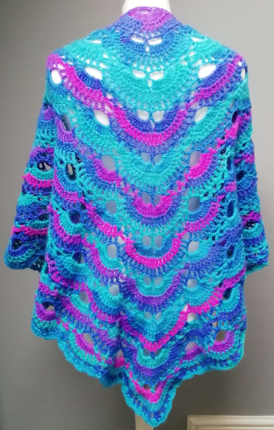 Crochet Angora-style Triangle Shawl/Scarf Crochet Angora-style Triangle Shawl/Scarf