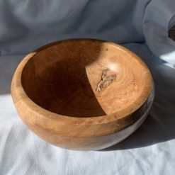 Rustic Walnut Fruit Bowl