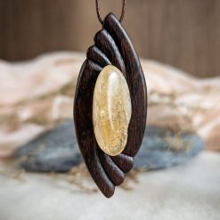 Citrine and rosewood
