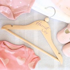 Personalised Baby Coat Hangers, Baby & Children's Clothes Hanger, Personalised Wooden Hanger, Baby Gift, Keepsake Gift, Baby Shower, Nursery Shelves 13 Personalised Baby Coat Hangers, Baby & Children's Clothes Hanger, Personalised Wooden Hanger, Baby Gift, Keepsake Gift, Baby Shower, Nursery Shelves 13